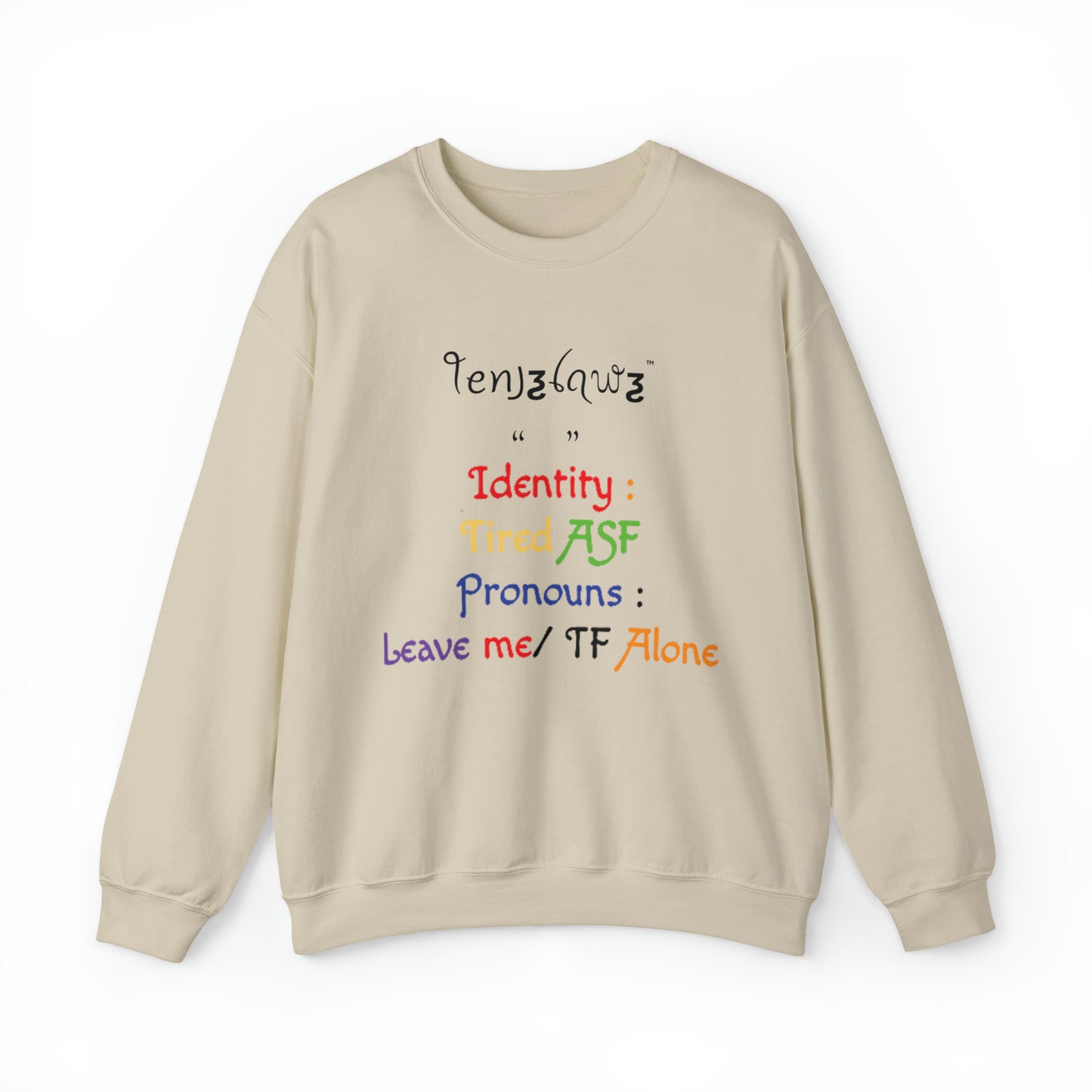 ID Me - Crewneck/Sweatshirt {front art}