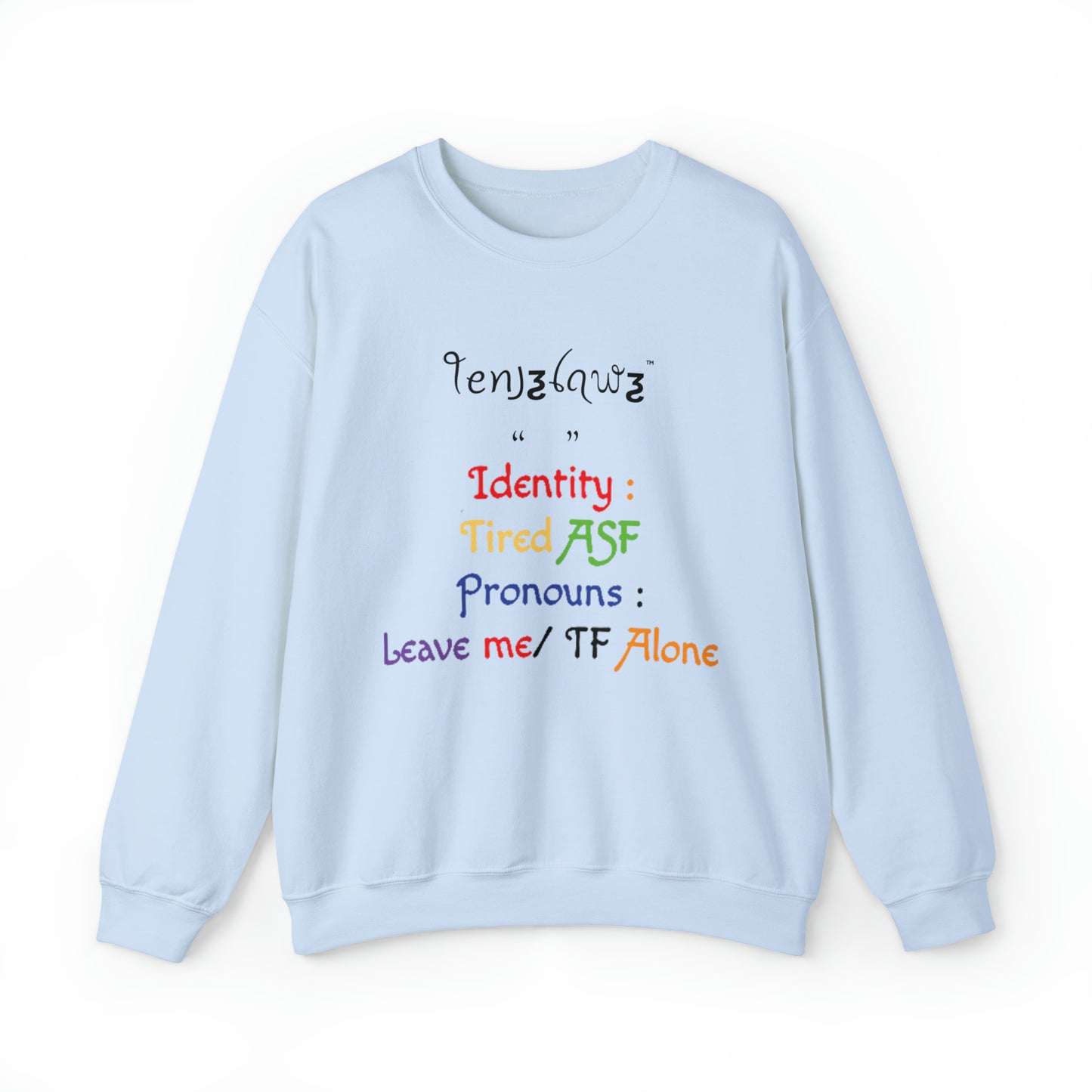 ID Me - Crewneck/Sweatshirt {front art}