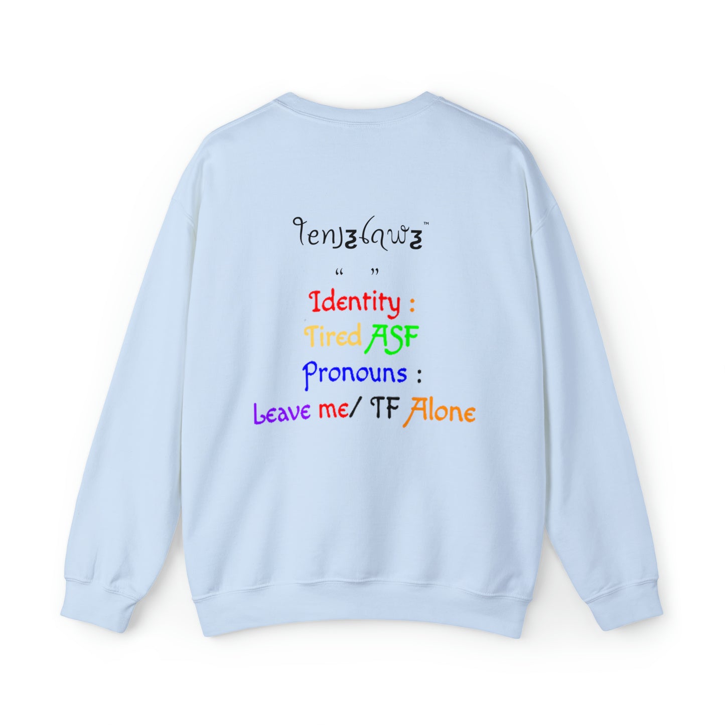 ID Me - Crewneck/Sweatshirt {back art}