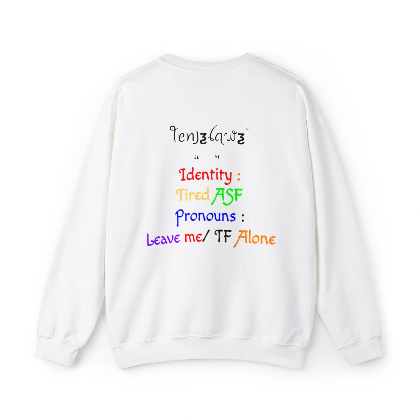 ID Me - Crewneck/Sweatshirt {back art}