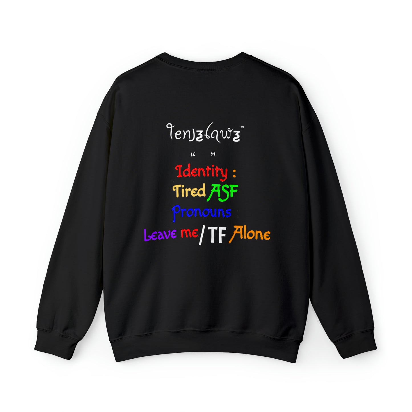 ID Me - Crewneck/Sweatshirt {back art}